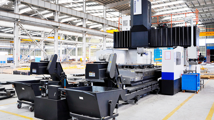 المواصفات: NEWAY2040 الحد الأقصى لحجم التصنيع: 2 متر &times; 4 أمتار، مركز تصنيع جسري احترافي، معدات تصنيع متقدمة